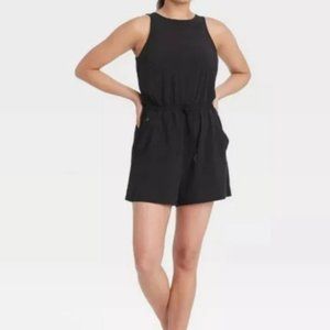All in Motion Black Romper - size Small